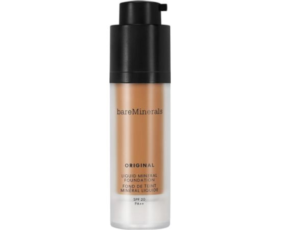 BareMinerals, Original Liquid Mineral, Luminous, Liquid Foundation, 24, Neutral Dark, 20 SPF, 30 ml Dekoratīvā kosmētika