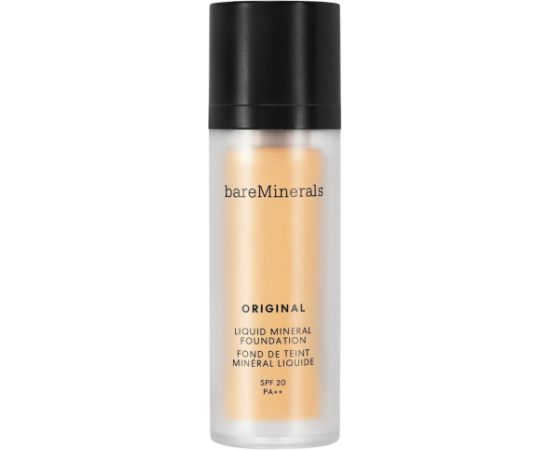 BareMinerals, Original Liquid Mineral, Luminous, Liquid Foundation, 14, Golden Medium, SPF 20, 30 ml Dekoratīvā kosmētika