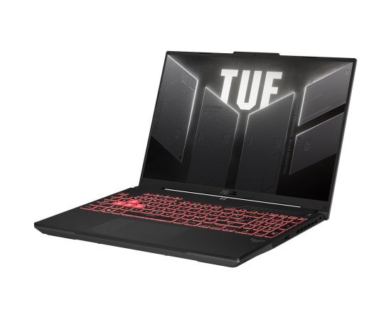 ASUS TUF Gaming A16 FA607NUG-RL116W AMD Ryzen™ 7 7445HS Laptop 40.6 cm (16") WUXGA 16 GB DDR5-SDRAM 512 GB SSD NVIDIA GeForce RTX 4050 Wi-Fi 6 (802.11ax) Windows 11 Home Black, Grey Ноутбуки