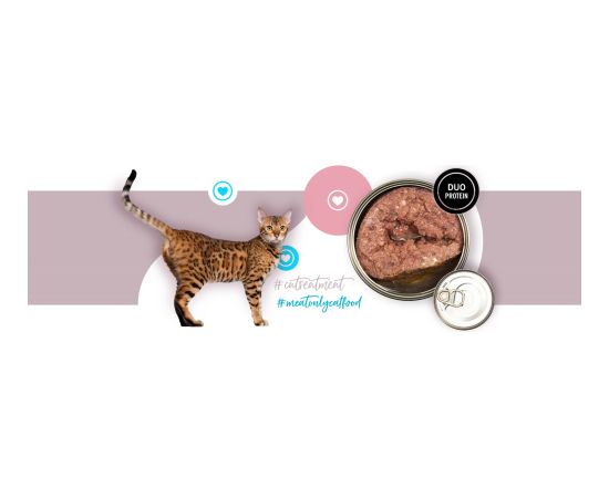 3COTY 24. Turkey and goose - wet cat food - 180g Kaķu konservi