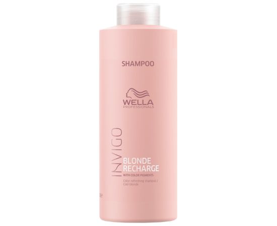 Wella Professionals, Invigo Blonde Recharge, Color Pigments, Hair Colour Shampoo, For Blonde Hair, Cool Blonde, 1000 ml Šampūni
