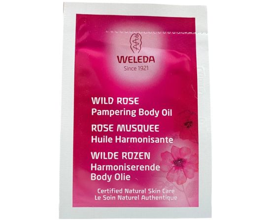Weleda, Wild Rose, Rose Petals, Hydrating & Repairing, Body Oil, Day, 2 ml *Sample Ķermeņa kosmētika