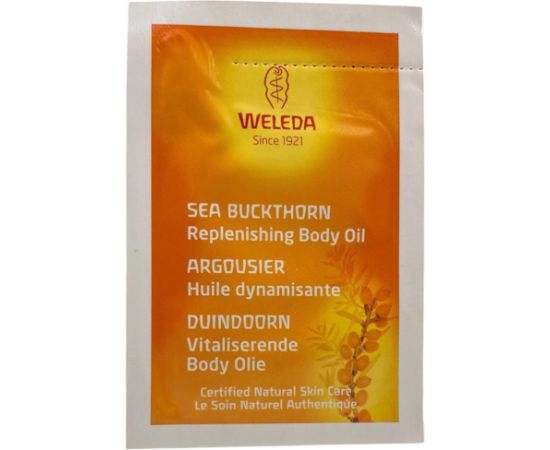 Weleda, Sea Buckthorn, Replenishing, Body Oil, For Body, Face & Eyes, 2 ml *Sample Ķermeņa kosmētika