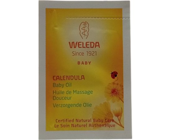 Weleda, Baby, Calendula, Hydrating & Repairing, Marigold, Body Oil, Day, 2 ml *Sample Ķermeņa kosmētika