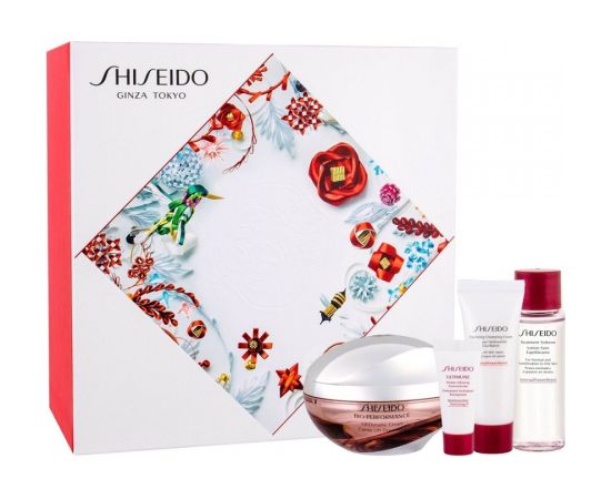 Ginza Tokyo Set Shiseido: Bio-Performance - Liftdynamic, Lifting, Cream, For Face, 50 ml + Benefiance, Cleansing, Cleansing Foam, 15 ml + Bio-Performance, Softening, Lotion, For Face, 30 ml + Ultimune, Antioxidants, Hydrating & Repairing, Day & Night, Ser Dāvanu komplekti