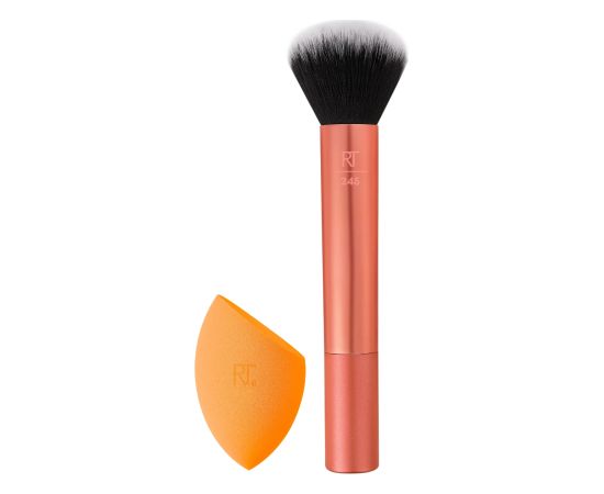 Set Real Techniques: Real Techniques, Blending, Foundation Brush, Rt 245 + Miracle, Makeup Sponge, Orange Kосметические средства