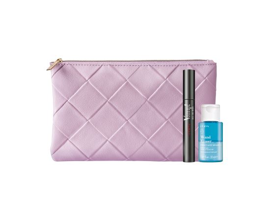 Set Pupa: Wand Eraser, Cleansing Toner, 50 ml + Vamp!, Paraben-Free, Curving, Mascara, 101, Extra Black, 9 ml Dekoratīvā kosmētika