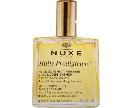 Set, Nuxe, Huile Prodigieuse Multi-Purpose, Nourishing, Body Oil, For Body, Face & Hair, 12 pcs, 2 ml *Sample Ķermeņa kosmētika