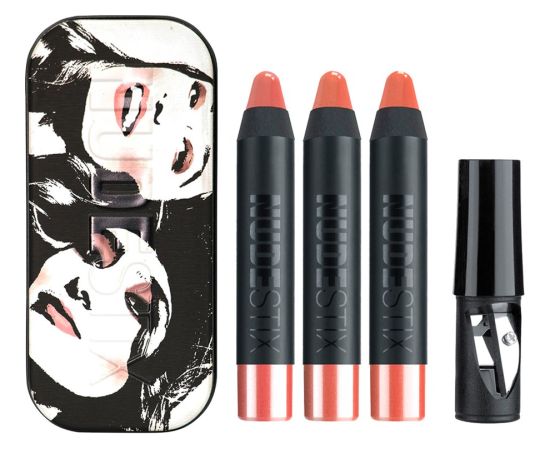 Set Nudestix: Gel Color, Cruelty Free, High Shine, Lip & Cheek Balm 2-In-1, Ally, 2.8 g + Gel Color, Cruelty Free, High Shine, Lip & Cheek Balm 2-In-1, J Mama, 2.8 g + Gel Color, Cruelty Free, High Shine, Lip & Cheek Balm 2-In-1, Tay Tay, 2.8 g Dekoratīvā kosmētika