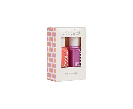 Hey Sweetie Pie! Set Essie: Nail Enamel, Vegan, Glossy Shine Finish, Nail Polish, 36, Splash Of Grenadine, 13.5 ml + Nail Enamel, Vegan, Glossy Shine Finish, Nail Polish, 74, Tart Deco, 13.5 ml Dekoratīvā kosmētika