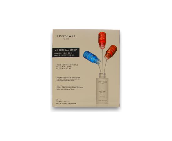 My Clinical Serum Set Apotcare: Vitamin B3, Vitamin B3, Anti-Redness, Serum, For Face, 10 ml + Vitamin A, Retinoid, Anti-Wrinkle, Serum, For Face, 10 ml + Hyaluronic, Hyaluronic Acid, Anti-Ageing, Day & Night, Serum, For Face, 10 ml Dāvanu komplekti