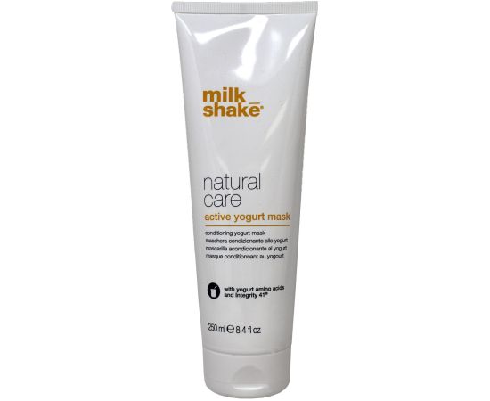 Milk Shake, Natural Care Active Yogurt, Hair Treatment Cream Mask, For Colour Protection, 250 ml Matu kopšana