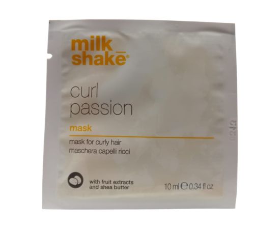 Milk Shake, Curl Passion, Active Milk, Hair Treatment Cream Mask, For Hydration, 10 ml Matu kopšana
