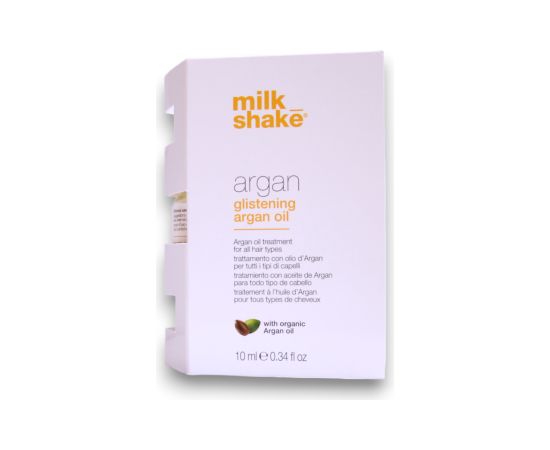 Milk Shake, Argan, Organic Argan Oil, Hair Oil Treatment, Condition & Nourish, 10 ml Matu kopšana