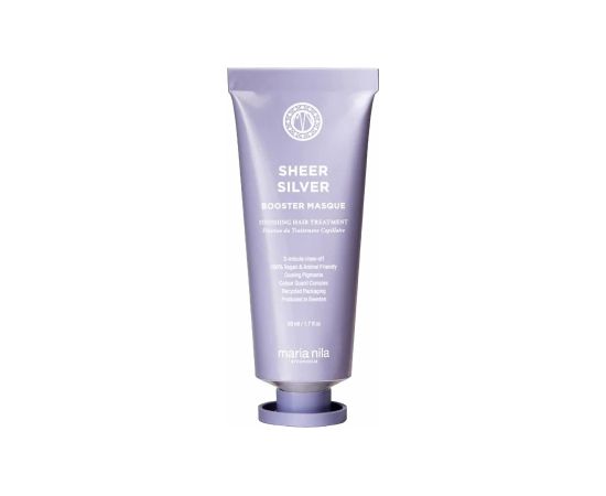 Maria Nila, Sheer Silver, Vegan, Hair Treatment Cream Mask, For Neutralisation Of Yellow Tones, 50 ml Matu kopšana