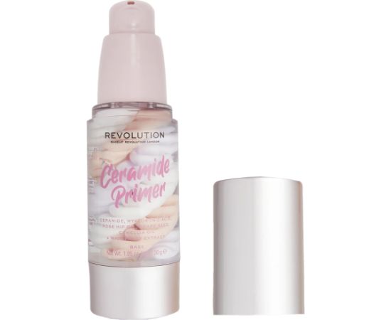 Makeup Revolution, Ceramide Primer, Ceramide, Reduces Fine Lines, Cream Primer, 30 ml Dekoratīvā kosmētika