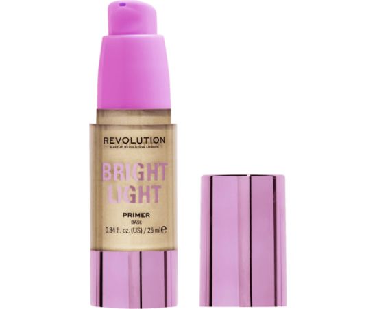 Makeup Revolution, Bright Lights, Reduces Fine Lines, Brightens, Cream Primer, 25 ml Dekoratīvā kosmētika