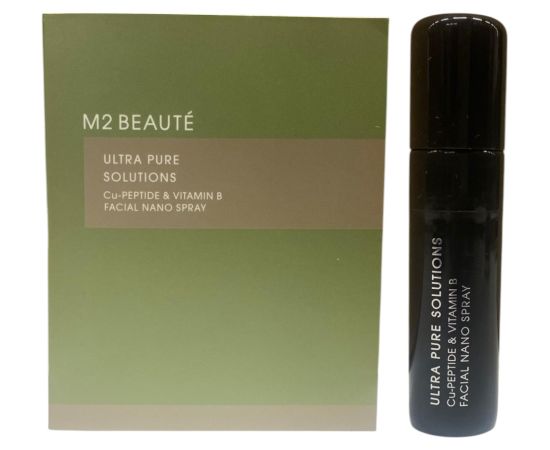 M2 Beaute, Ultra Pure Solutions, Peptide & Vitamin B, Energizing, Mist Spray, For Face, 5 ml *Miniature Ķermeņa kosmētika