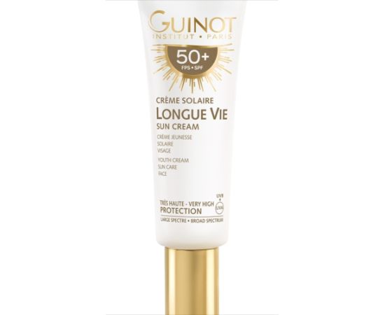 Guinot, Longue Vie, Anti-Ageing, Sunscreen Cream, For Face, SPF 50+, 50 ml Ķermeņa kosmētika