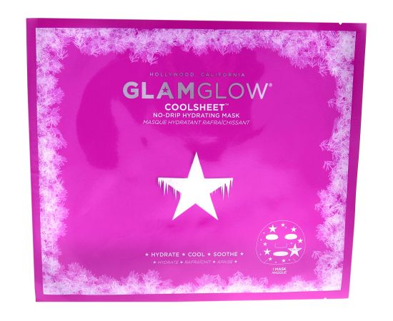 GlamGlow, No-Drip, Hydrating, Sheet Mask, For Face g Уход за лицом