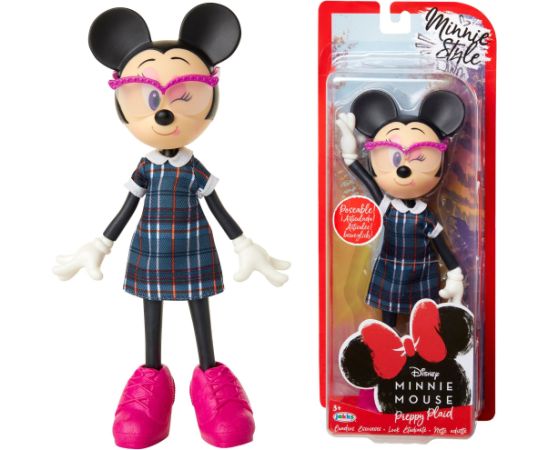 Disney, Minnie Mouse, Doll, Preppy Paid, For Girls Lelles