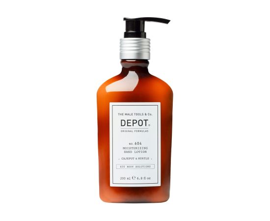 Depot, 600 Body Solutions No. 604, Glycerin, Moisturizing, Day, Cajeput & Myrtle, Lotion, For Hands, 200 ml Ķermeņa kosmētika