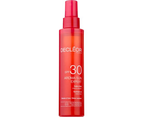Decleor, Aroma Sun Expert, Manoi Oil, Nourishing & Moisturizing, Oil, For Hair & Body, SPF 30, 150 ml *Tester Sejas kopšana