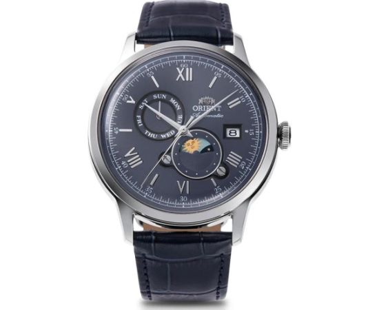 Orient Classic Bambino 2nd Generation Version9 Sun & Moon Automatic RA-AK0806L30B Rokas pulksteņi 