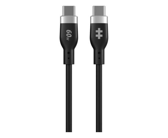 Hyper HyperJuice USB-C Silicone Charging Cable HJ4011BKGL Data USB kabeļi