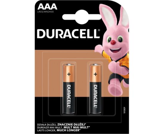 Duracell Basic MN2400 AAA 2 pc(s) Baterijas un akumulatori