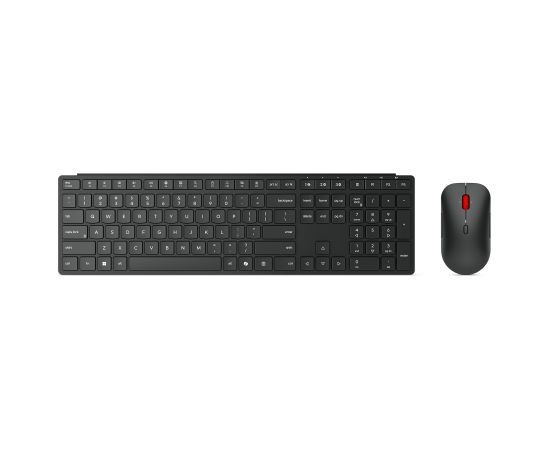 Lenovo Multi-Mode Pro Combo Keyboard and Mouse 6000-Estonia Keyboard and Mouse Set Wireless Mouse included Estonian Bluetooth Eclipse Black Клавиатуры