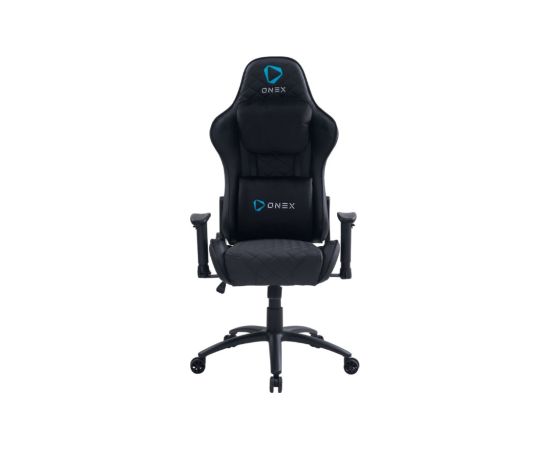 Onex PVC; Nylon caster; Metal Onex Gaming chairs GX330 Series Black Gaming krēsli