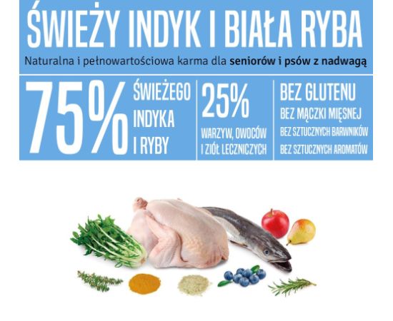 ARQUIVET Fresh Senior & Light Turkey and Fish - semi-moist dog food - 10 kg Suņu barība