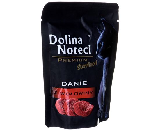 Dolina Noteci Premium Sterilised Beef dish - wet food for sterilised cats - 85g Консервы кошек