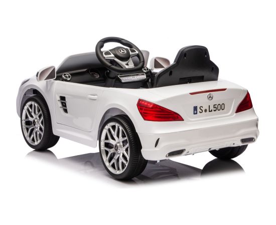 Lean Cars S506 Battery Operated Car White Mercedes SL500 Jaunumi, Bērnu preces