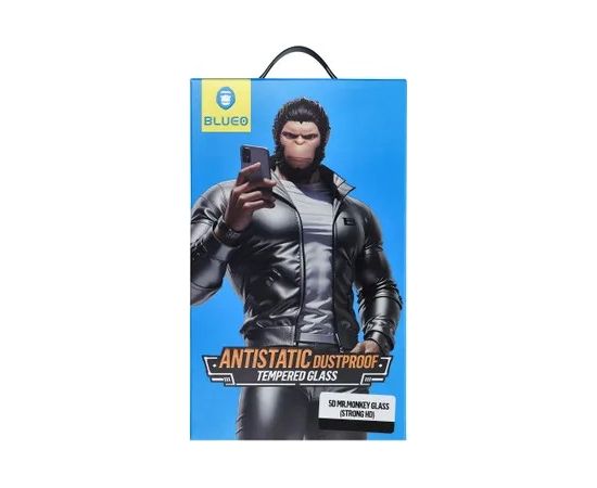 Tempered glass 5D Mr. Monkey Glass (Strong Lite) Samsung S947 S26 Plus black Ekrānu aizsardzība