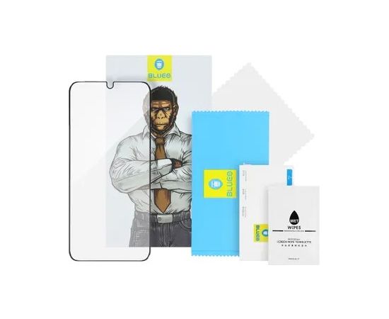 Tempered glass 5D Mr. Monkey Glass (Strong Lite) Samsung S947 S26 Plus black Ekrānu aizsardzība