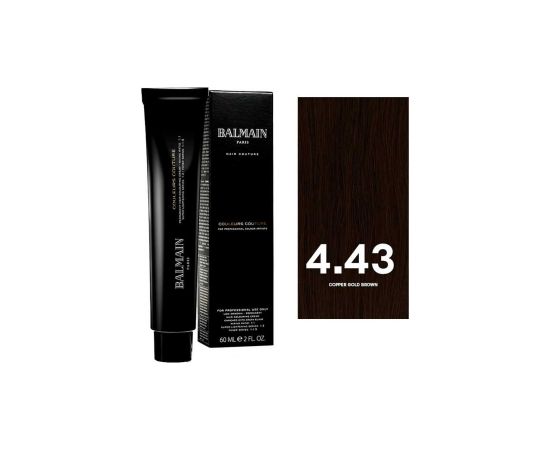 Balmain Professionnel, Couleurs Couture, Permanent Hair Dye, 4.43 Copper Gold Brown, 60 ml Matu kopšana