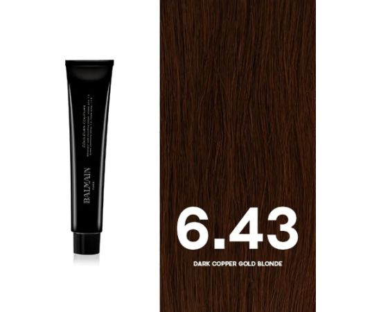 Balmain Professionnel, Couleurs Couture, Permanent Hair Dye, 6.43 Dark Copper Gold Blonde, 60 ml Matu kopšana