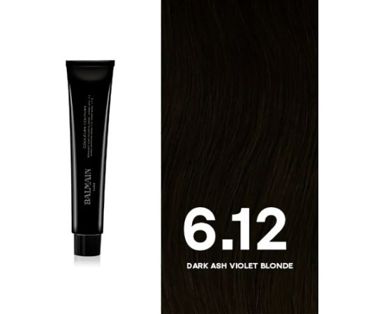 Balmain Professionnel, Couleurs Couture, Permanent Hair Dye, 6.12 Dark Ash Violet Brown, 60 ml Matu kopšana