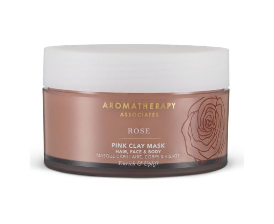 Aromatherapy Associates, Rose, Essential Oils, Eliminates Impurities, Clay Mask, 200 ml Sejas kopšana