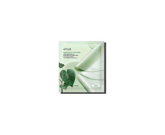 Anua, Heartleaf 70, Hyaluron, Soothing, Sheet Mask, For Face, 28 ml Sejas kopšana