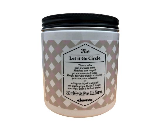 Davines, The Let it Go Circle, Hair Treatment Cream Mask, Moisturization, Frizz Control, 750 ml Matu kopšana