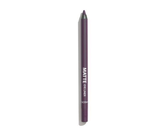 Gosh, Gosh, Matte, Gel Pencil Eyeliner, 019, Dusty Violet, 1.2 g Dekoratīvā kosmētika