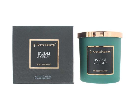 Aroma Naturals, Balsam & Cedar, Scented Candle, 215 g Telpu aromāti