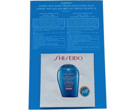 Shiseido, Expert Sun, Sun Protection, Sunscreen Lotion, SPF 50+, 2 ml *Sample Ķermeņa kosmētika