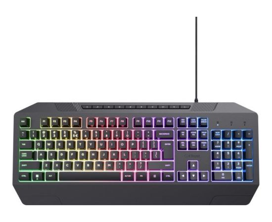 Trust Klawiatura gamingowa przewodowa gxt 836 evocx Klaviatūras