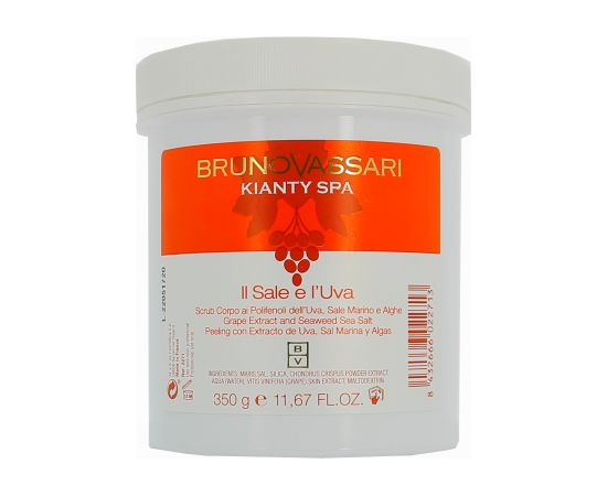 Bruno Vassari, Kianty SPA, Grape, Brightening, Body Scrub, 350 g Ķermeņa kosmētika