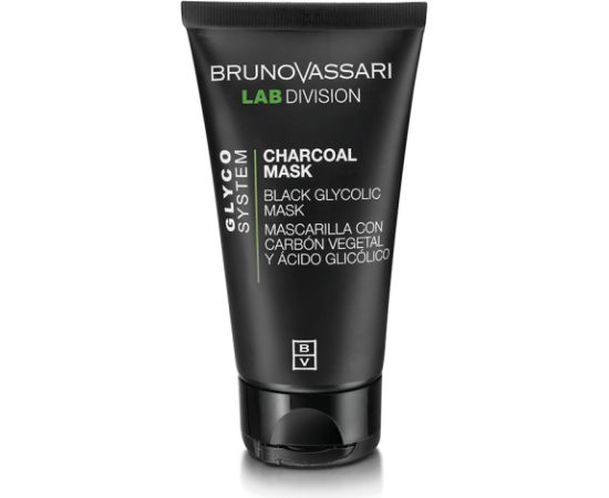 Bruno Vassari, Glyco System, Charcoal, Exfoliating, Cream Mask, For Face, 65 g Sejas kopšana