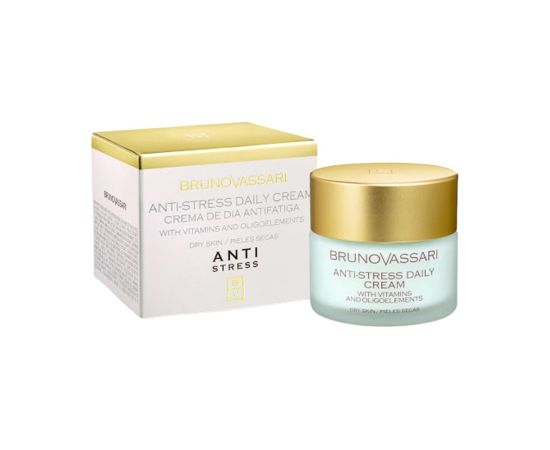 Bruno Vassari, Anti Stress, Anti-Fatigue, Daily, Cream, For Face, 50 ml Ķermeņa kosmētika